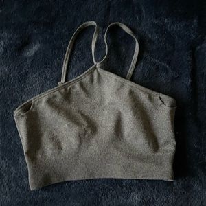 Gray sports bra, Small